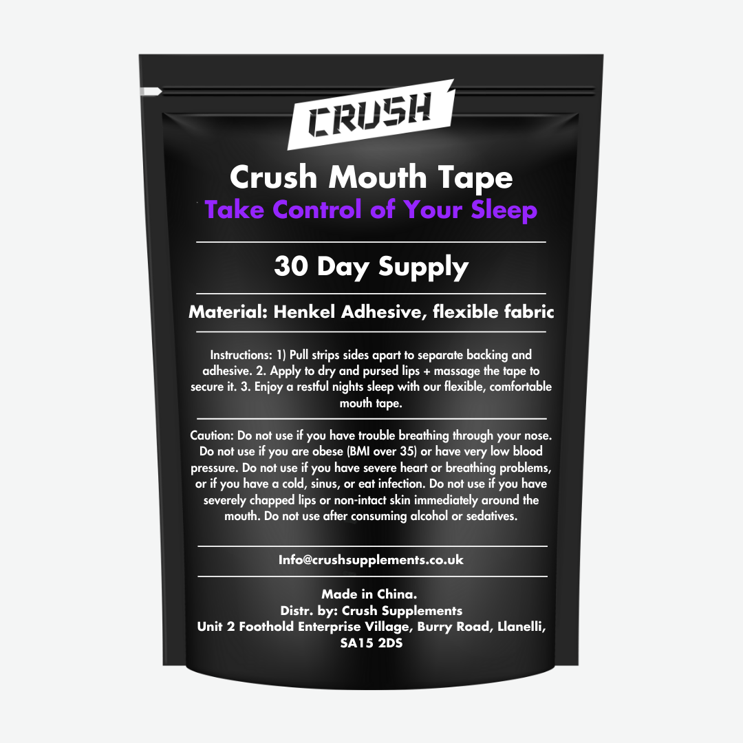 Crush Mouth Tape | Sleep Deeper & Recover Better | 30-Day Supply